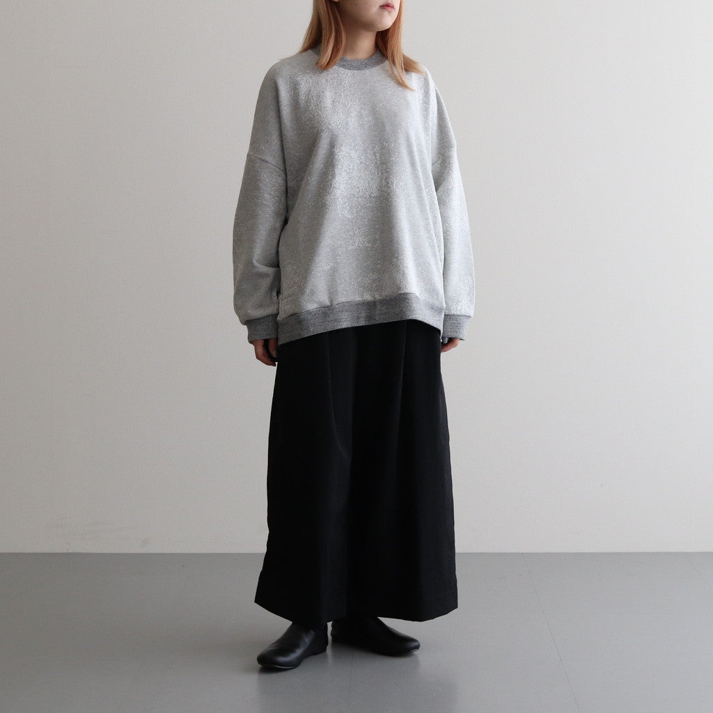 グラニュールSWワイドトレーナー #Heather Gray [D223-T958]