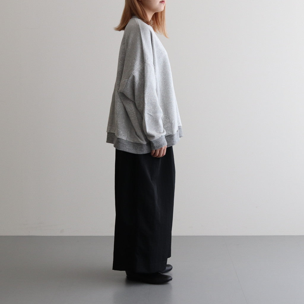 グラニュールSWワイドトレーナー #Heather Gray [D223-T958]