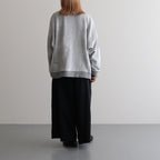 グラニュールSWワイドトレーナー #Heather Gray [D223-T958]