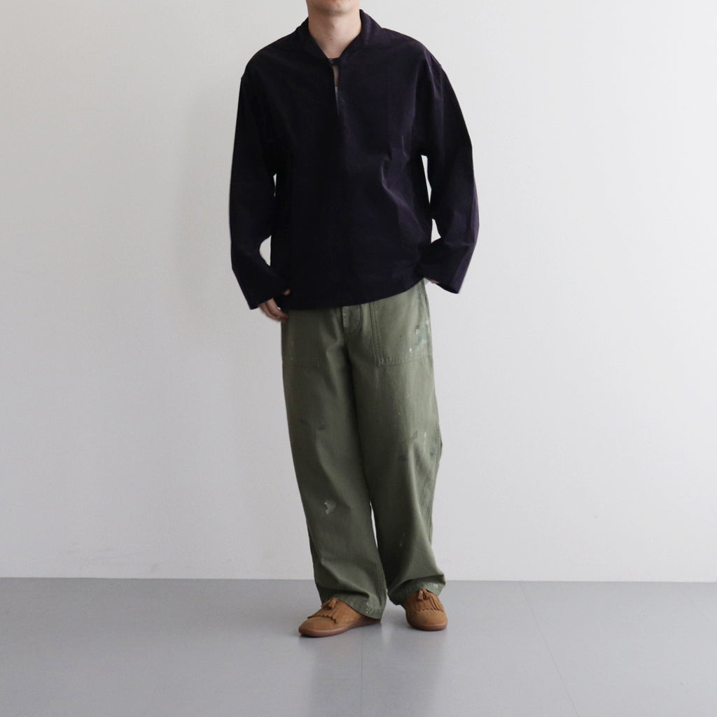 CORDUROY SMOCK SHIRT #NAVY [H2302-SH018] – ciacura