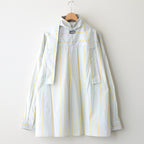 CROPPED SHIRT #MINT STRIPE [ST-138]