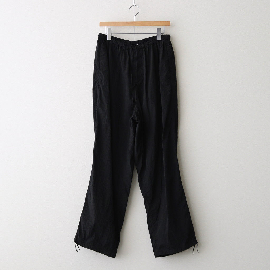 HAND DYED NYLON OVER PANTS #BLACK [PRAGCW0204]