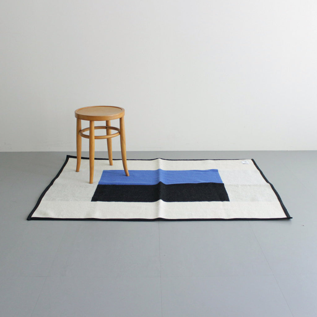 Weaving Art Rug - Small #WHxBLxBK [LM323-RG004]