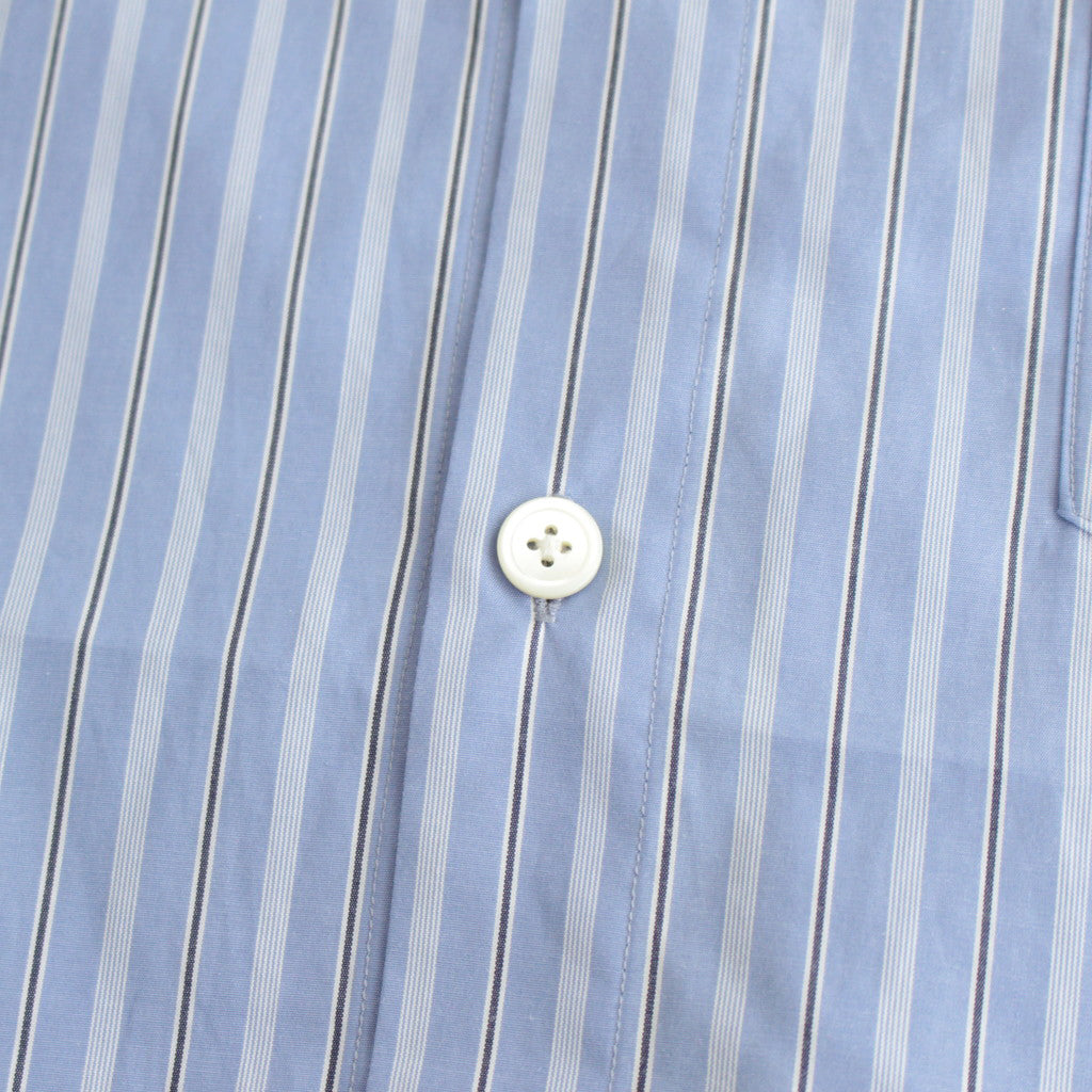 OPEN COLLAR SHIRT #BLUE STRIPE [ST-137]