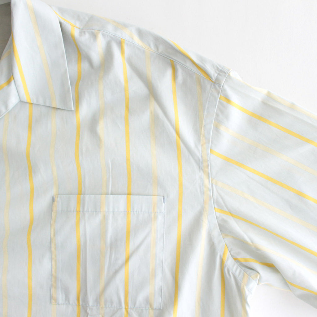 CROPPED SHIRT #MINT STRIPE [ST-138]