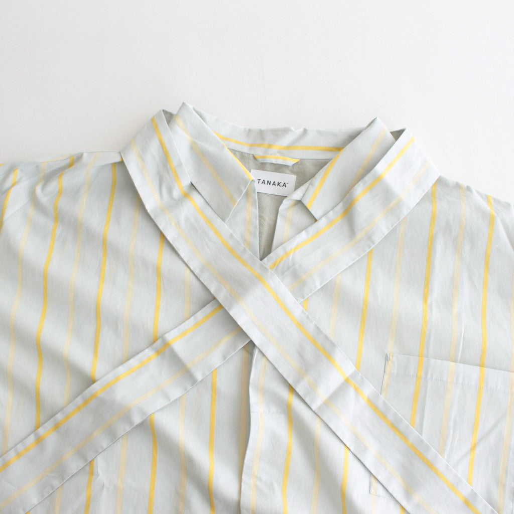 CROPPED SHIRT #MINT STRIPE [ST-138]