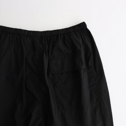 HAND DYED NYLON OVER PANTS #BLACK [PRAGCW0204]