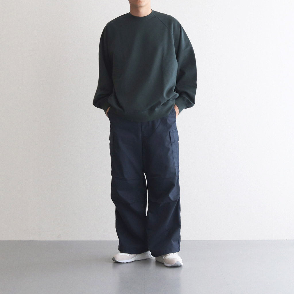 Ultra Compact Terry Crew Neck Sweater #D.GREEN [GM233-70142]