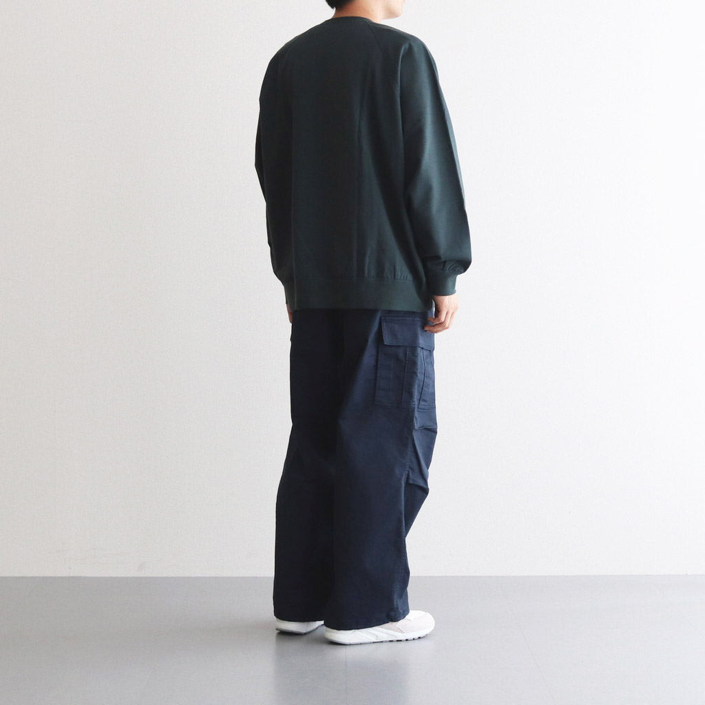 Ultra Compact Terry Crew Neck Sweater #D.GREEN [GM233-70142]