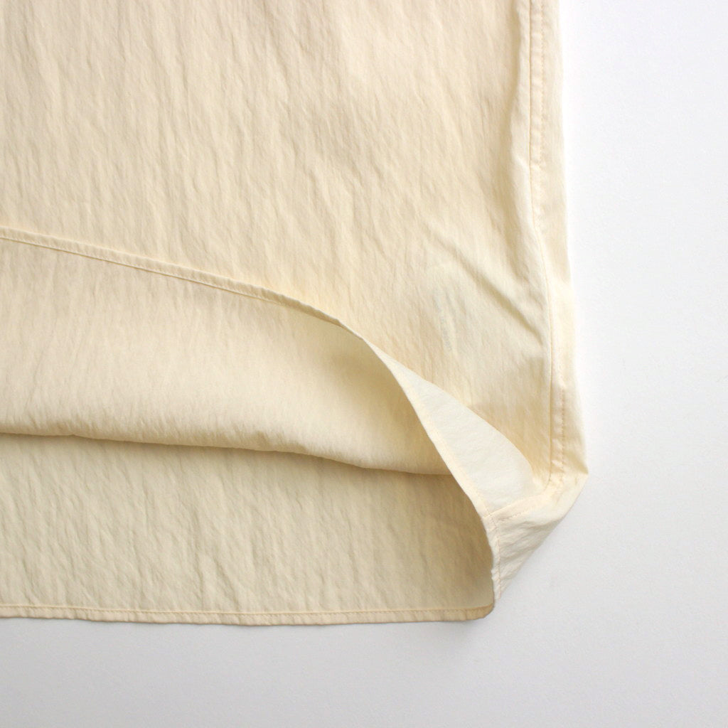 ショートスリーブBigシャツ-S #IVORY [D124-T660-S]