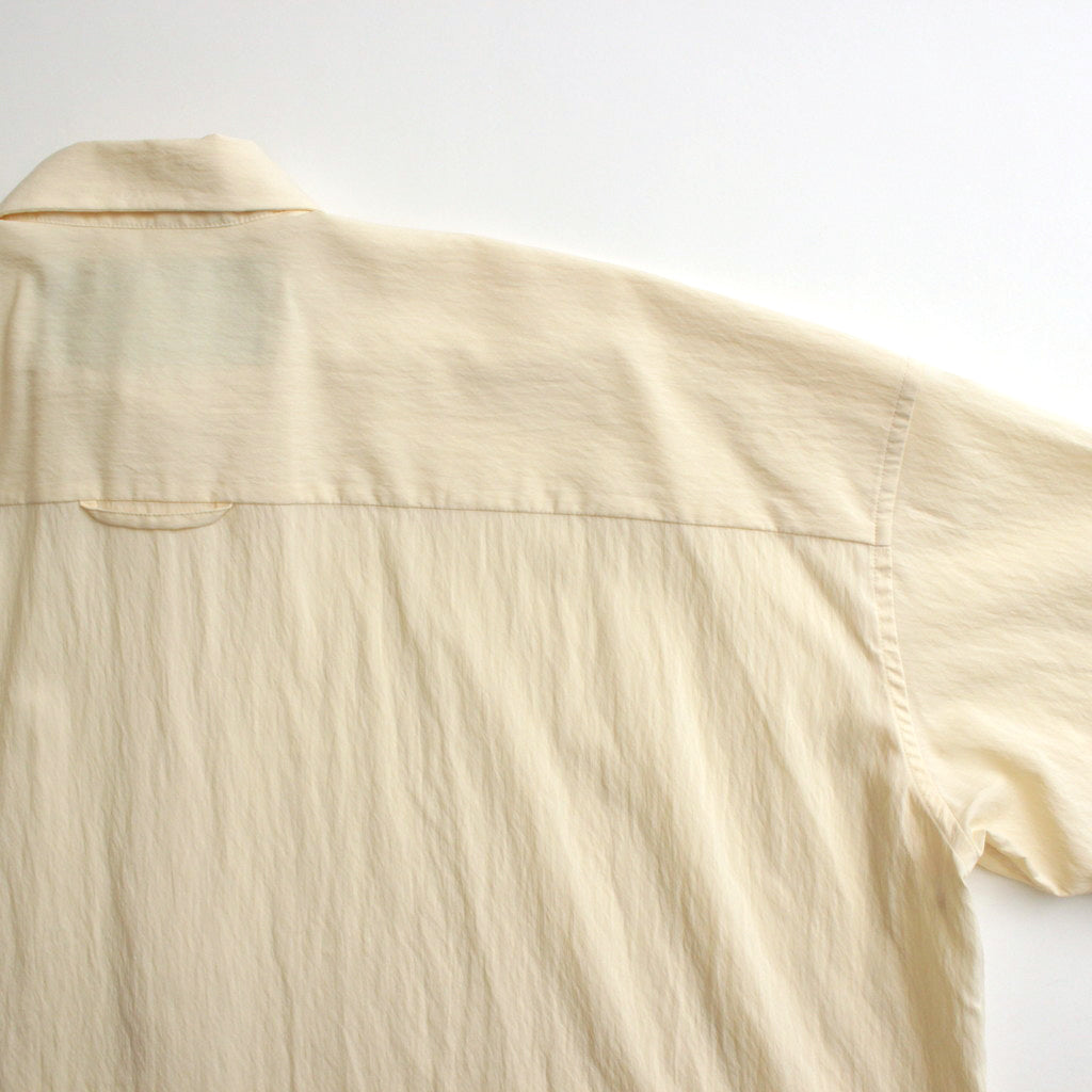 ショートスリーブBigシャツ-S #IVORY [D124-T660-S]