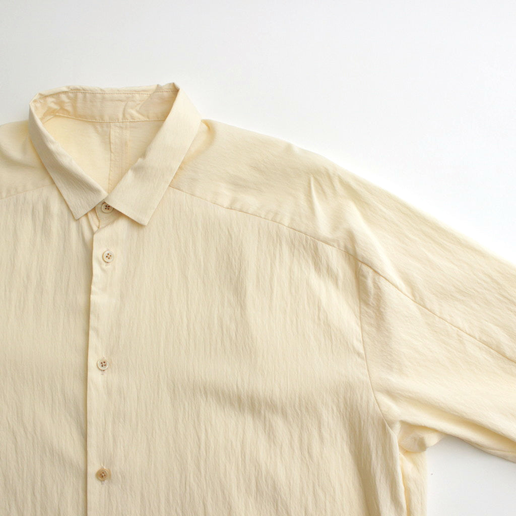 ヨークスリーブシャツ-S #IVORY [D124-T610-S]