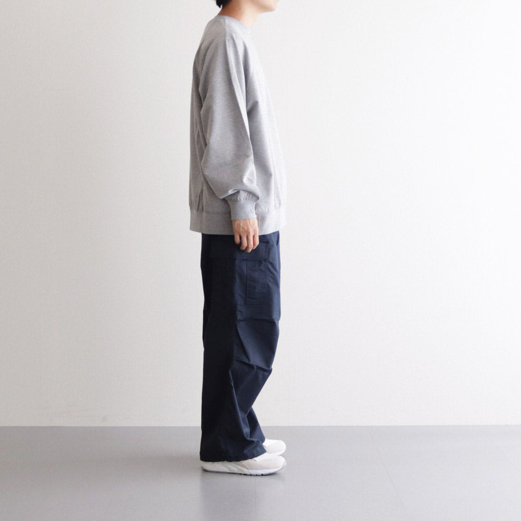 Ultra Compact Terry Crew Neck Sweater #H.GRAY [GM241-70142]