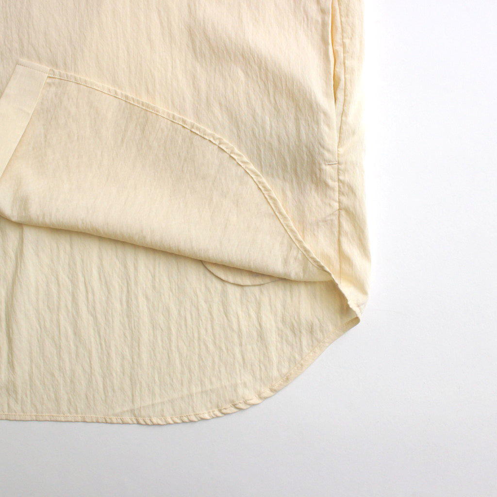 ヨークスリーブシャツ-S #IVORY [D124-T610-S]