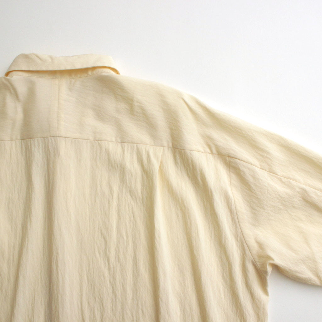ヨークスリーブシャツ-S #IVORY [D124-T610-S]