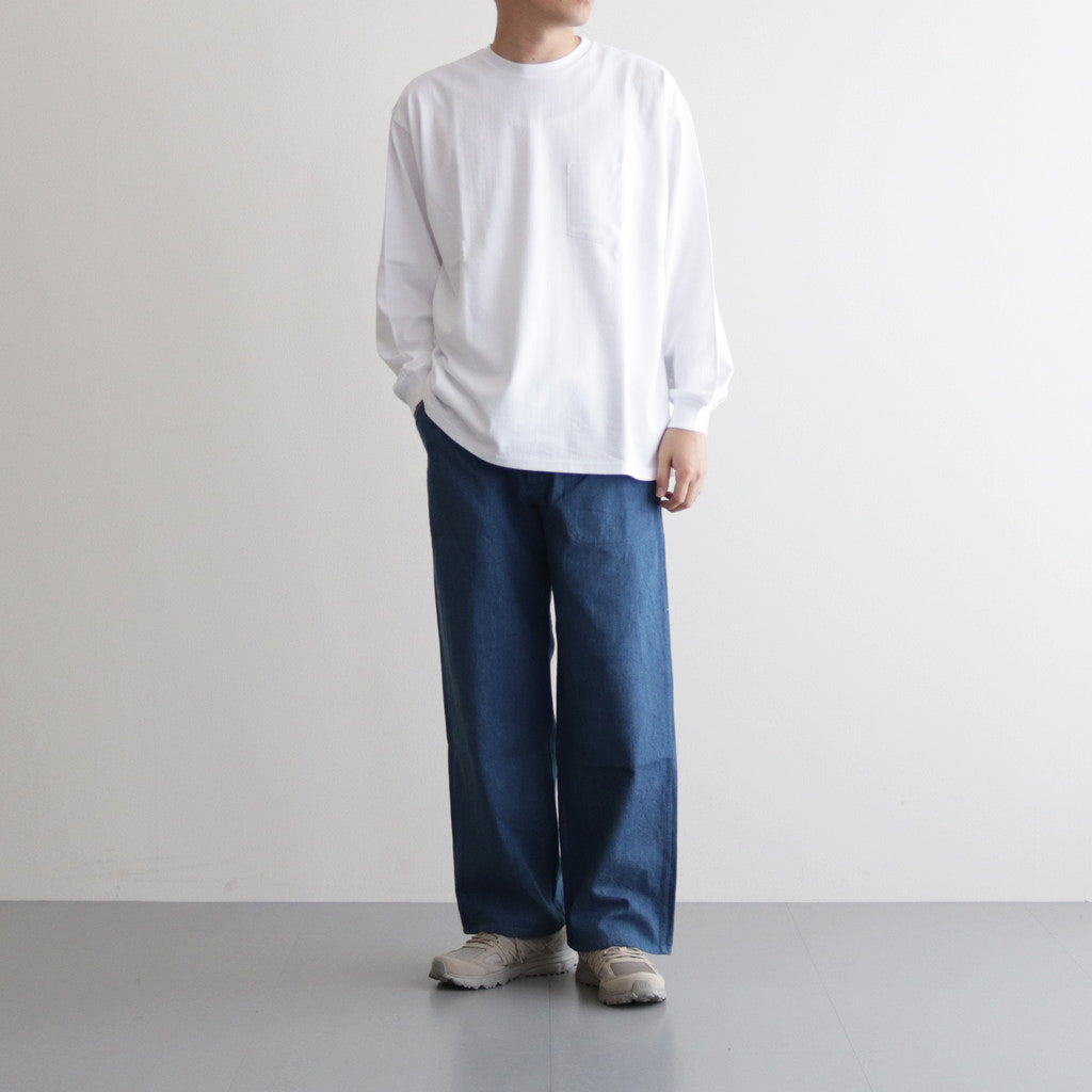 US NAVY PANTS WIDE #indigo 10w [23641]