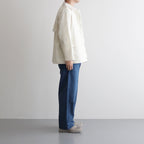 ZIP COAT SHORT #natural white [13551]