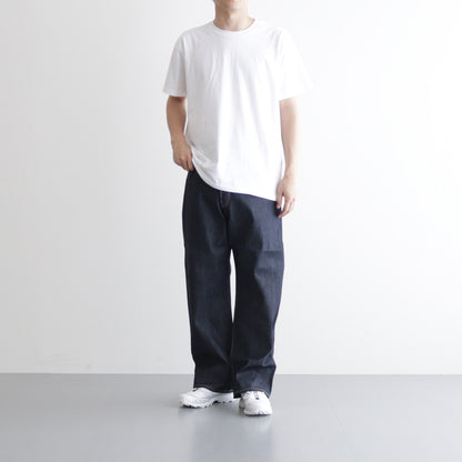 Selvage Denim Five Pocket Wide Straight Pants #RIGID [GU241-40184RB]