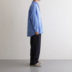 Broad L/S Oversized Regular Collar Shirt #BLUE [GM234-50001B]