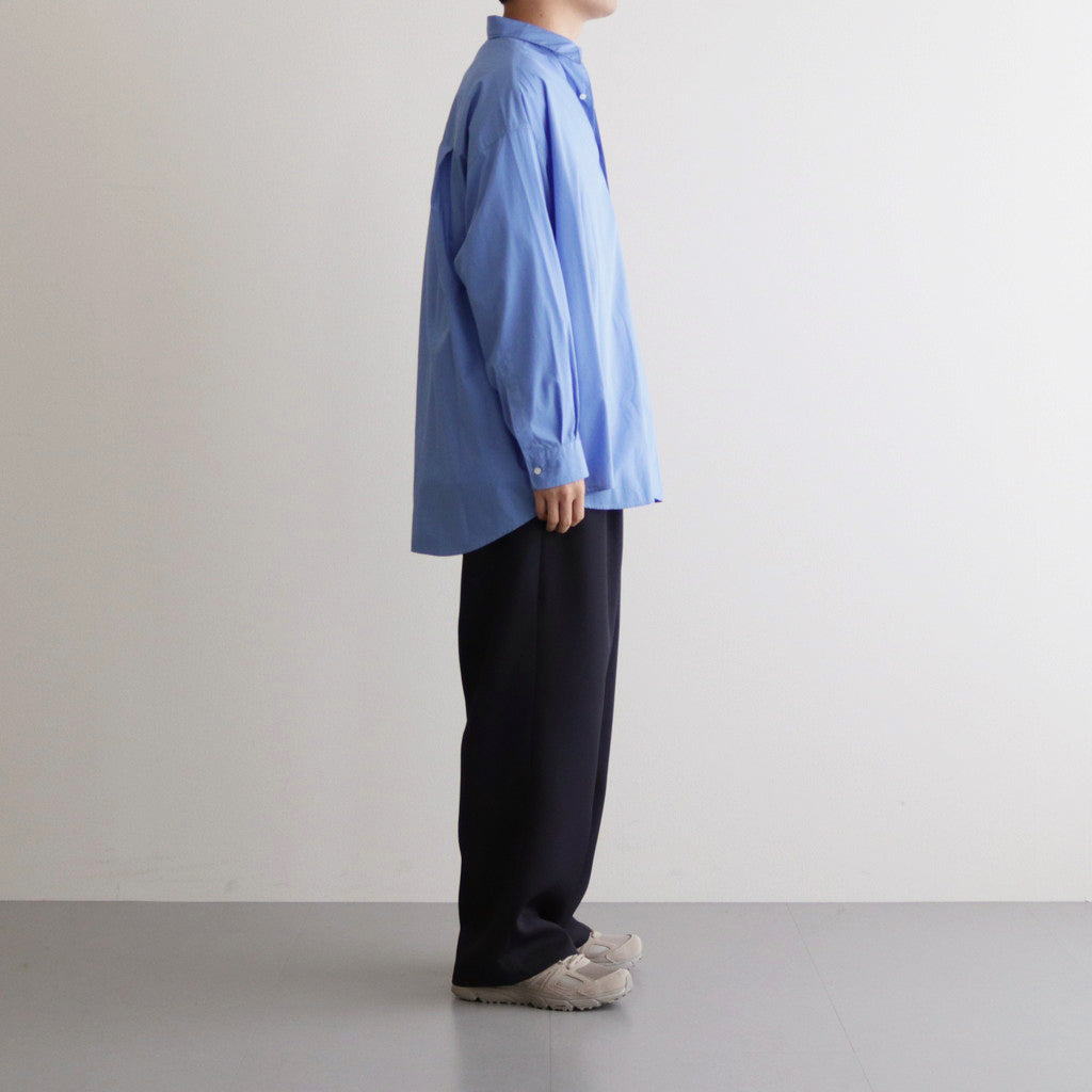 Broad L/S Oversized Regular Collar Shirt #BLUE [GM234-50001B]