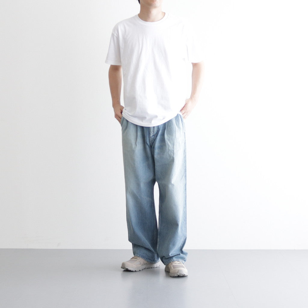 Graphpaper Two Tuck Tapered Pants デニムサイズ2