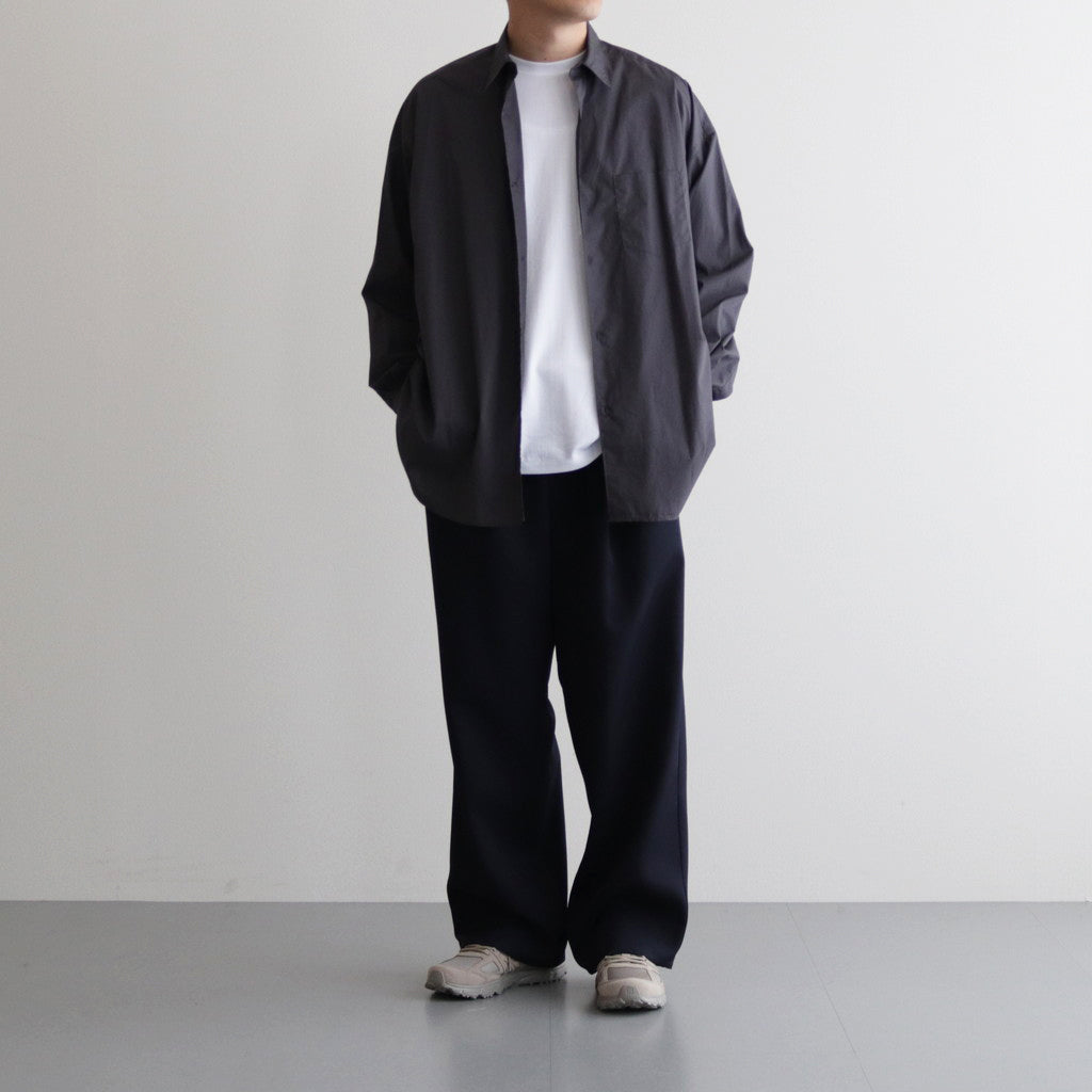 Broad L/S Oversized Regular Collar Shirt #C.GRAY [GM234-50001B]