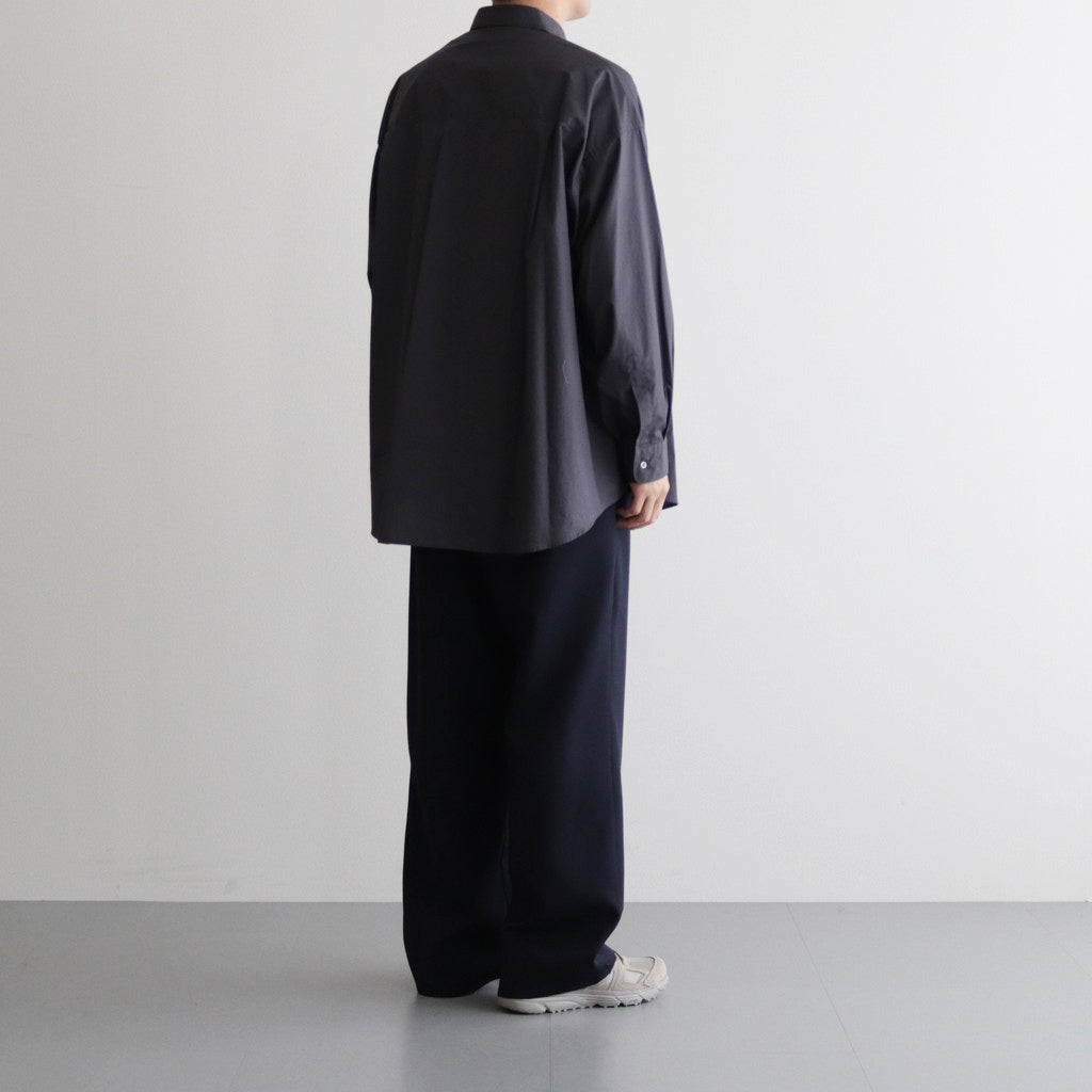 Broad L/S Oversized Regular Collar Shirt #C.GRAY [GM234-50001B]