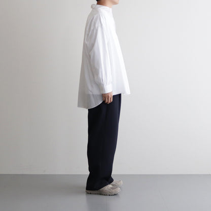 Broad L/S Oversized Regular Collar Shirt #WHITE [GM234-50001B]