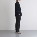 Waffle L/S Crew Neck Tee #NAVY [GU233-70135B]