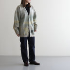 LANDSCAPE MOHAIR JACQUARD CARDIGAN #GRAY [YK23FW0574S]