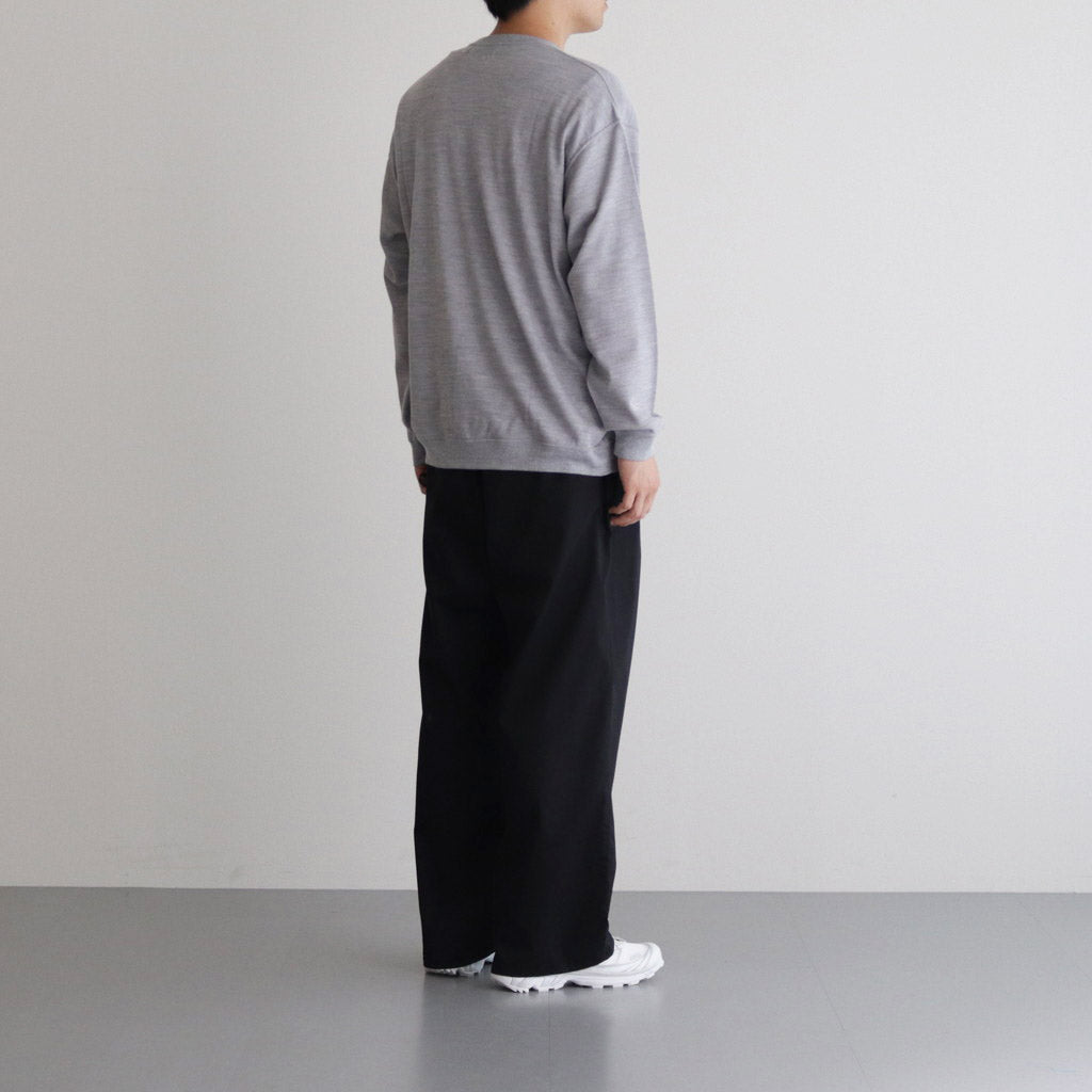 Wool Honeycomb Crew Neck Thermal #H.GRAY [GU233-70138]