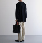 LIGHT WOOL MAX GABARDINE SLACKS #IVORY [A24SP02MG]