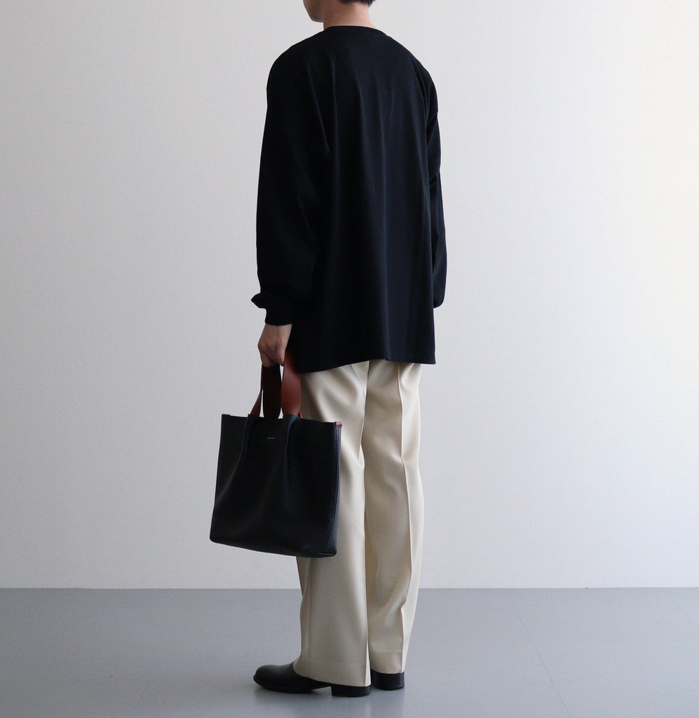 LIGHT WOOL MAX GABARDINE SLACKS #IVORY [A24SP02MG]