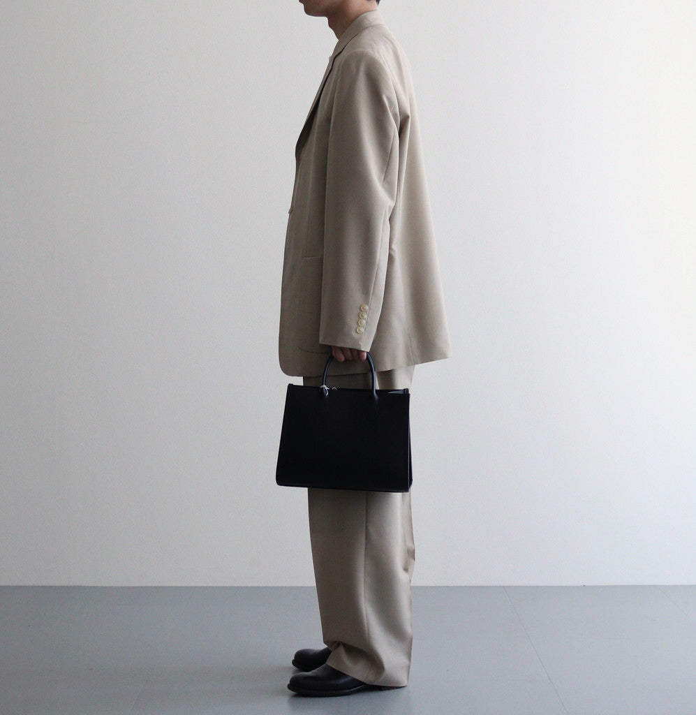 TROPICAL WOOL KID MOHAIR SLACKS #GRAY BEIGE [A24SP03WM]