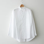 Broad L/S Oversized Regular Collar Shirt #WHITE [GL241-50006B]