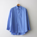 Broad L/S Oversized Regular Collar Shirt #BLUE [GL241-50006B]