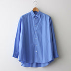 Broad L/S Oversized Regular Collar Shirt #BLUE [GL241-50006B]