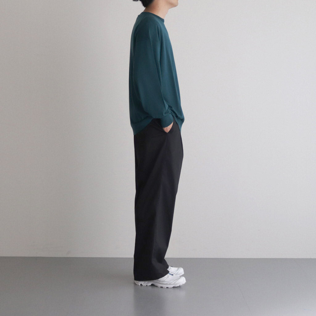 Wool Honeycomb Crew Neck Thermal #D.GREEN [GU233-70138]
