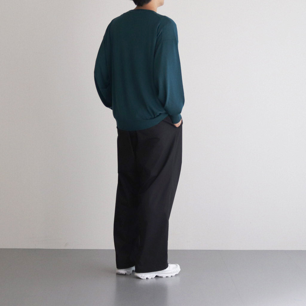 Wool Honeycomb Crew Neck Thermal #D.GREEN [GU233-70138]