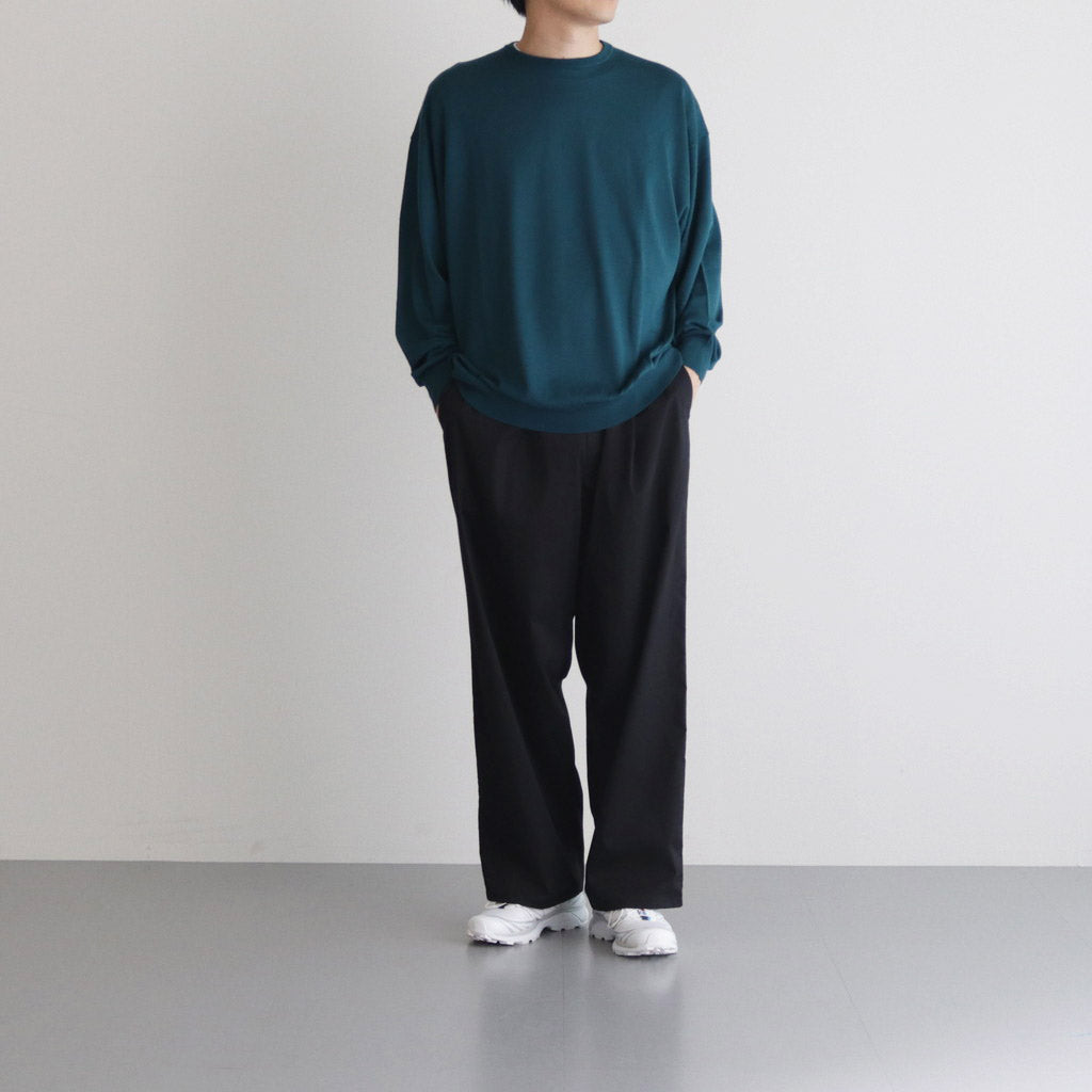 High Gauge Knit Oversized Crew Neck #GREEN [GU233-80251C]