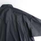 Broad S/S Oversized Regular Collar Shirt #C.GRAY [GM241-50003B]