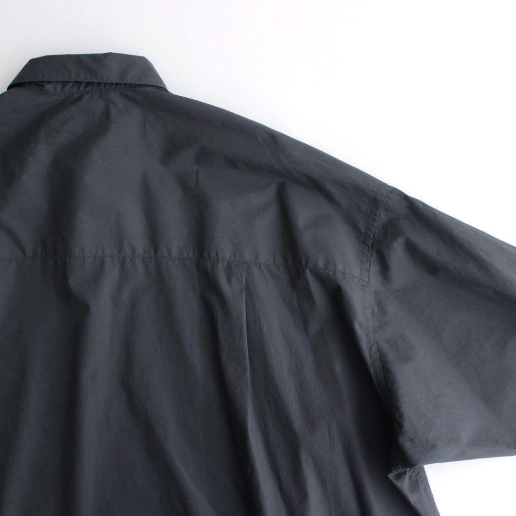 Broad S/S Oversized Regular Collar Shirt #C.GRAY [GM241-50003B]