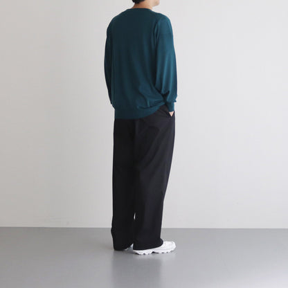 High Gauge Knit Oversized Crew Neck #GREEN [GU233-80251C]