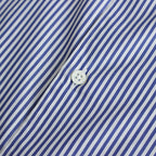 Broad S/S Oversized Regular Collar Shirt #BLUE STRIPE [GM241-50003STB]