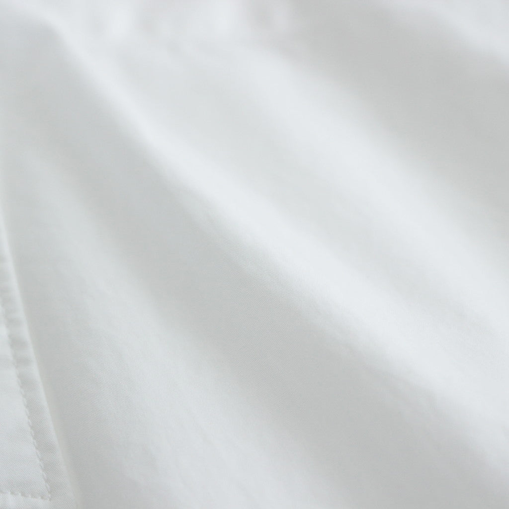 Broad S/S Oversized Regular Collar Shirt #WHITE [GM241-50003B]