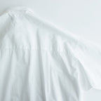 Broad S/S Oversized Regular Collar Shirt #WHITE [GM241-50003B]