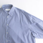 Broad L/S Oversized Regular Collar Shirt #BLUE STRIPE [GL241-50006STB]
