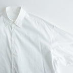 Broad L/S Oversized Regular Collar Shirt #WHITE [GL241-50006B]