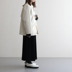 ZIP COAT SHORT #natural white [13551]