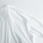 Broad L/S Oversized Regular Collar Shirt #WHITE [GL241-50006B]